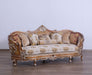 European Furniture - Saint Germain Luxury Sofa in Light Gold & Antique Silver - 35550-S - GreatFurnitureDeal