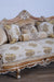 European Furniture - Saint Germain Luxury Sofa in Light Gold & Antique Silver - 35550-S - GreatFurnitureDeal