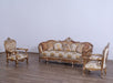European Furniture - Saint Germain Luxury Chair in Light Gold & Antique Silver - 35550-C - GreatFurnitureDeal