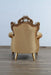 European Furniture - Emperador III Chair in Antique Brown - Blended Silver & Gold - 42036-C - GreatFurnitureDeal