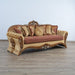 European Furniture - Emperador III Sofa in Antique Brown - Blended Silver & Gold- 42036-S - GreatFurnitureDeal