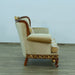 European Furniture - Fantasia II Chair in Antique Walnut - Dark Gold Leaf - 40019-C - GreatFurnitureDeal