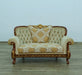 European Furniture - Fantasia II Loveseat in Antique Walnut - Dark Gold Leaf - 40019-L - GreatFurnitureDeal