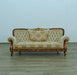 European Furniture - Fantasia II Sofa in Antique Walnut - Dark Gold Leaf - 40019-S - GreatFurnitureDeal