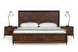 VIG Furniture - Modrest Shane - Modern Acacia & Brass Eastern King Bed - VGNXSHANE-BED-EK - GreatFurnitureDeal
