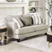 Furniture of America - Ealing 2 Piece Sofa Set in Beige/Ivory - SM1207-SF-2SET - GreatFurnitureDeal