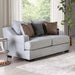 Furniture of America - Skyline 2 Piece Sofa Set in Light Gray/Brown - SM1211-SF-2SET - GreatFurnitureDeal