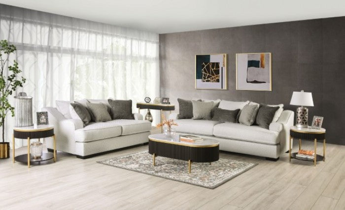 Furniture of America - New Meadows Sofa in Pewter/Gray - SM1212-SF