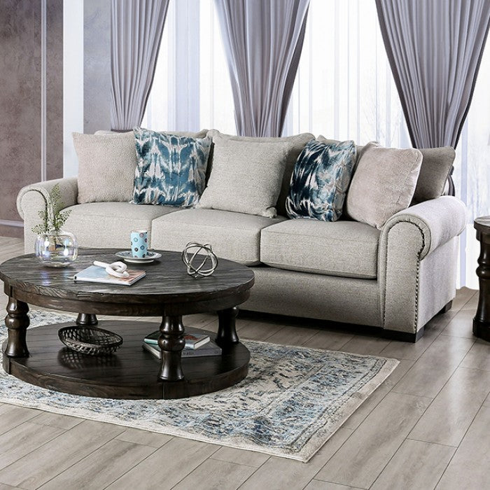 Furniture of America - Laredo Sofa in Beige - SM1215-SF - GreatFurnitureDeal