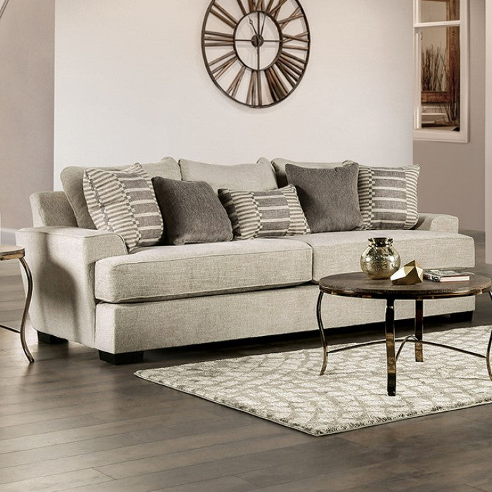 Furniture of America - Holborn Sofa in Beige - SM1219-SF - GreatFurnitureDeal