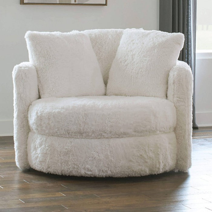 Furniture of America - Cochrane Chair in White - SM5121-CH - GreatFurnitureDeal