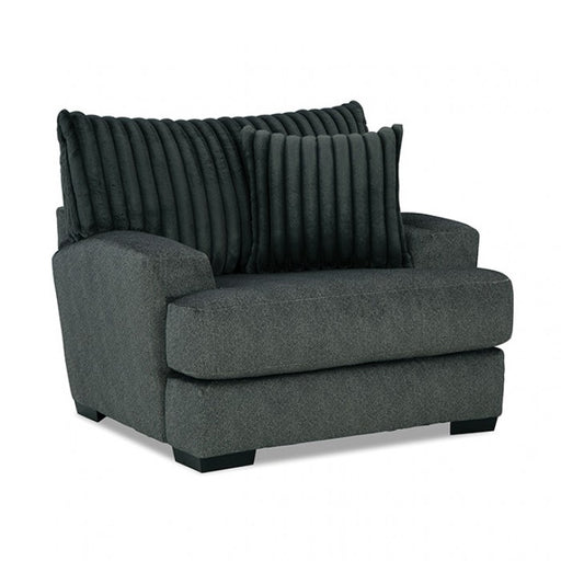 Furniture of America - Loughlin Accent Chair in Gun Metal - SM5195-CH - GreatFurnitureDeal