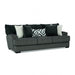 Furniture of America - Loughlin Sofa in Gun Metal - SM5195-SF - GreatFurnitureDeal