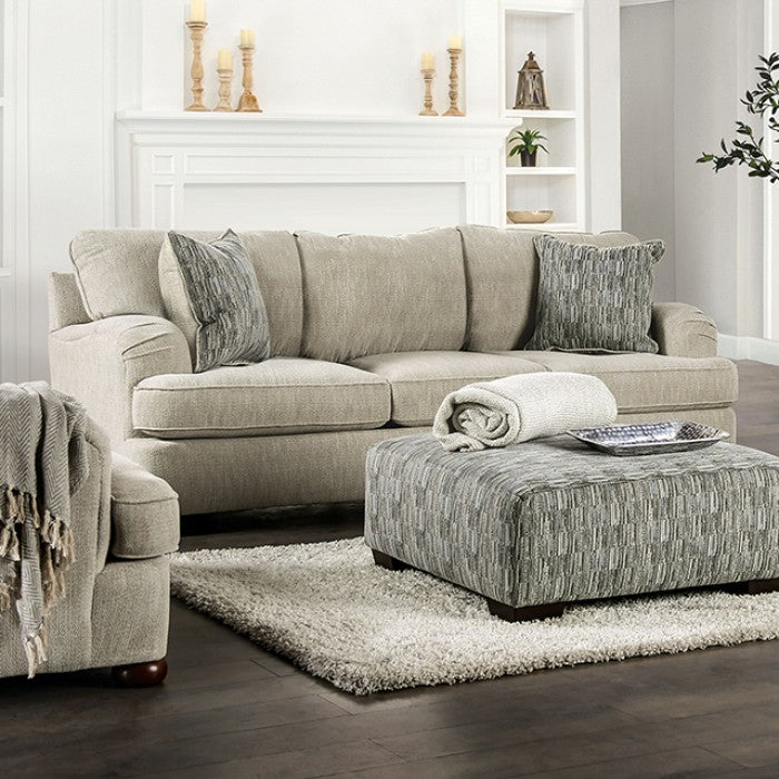 Furniture of America - Salisbury Sofa in Cream - SM5409-SF