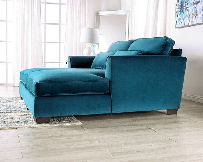 Furniture of America - Peregrine Sectional in Teal - SM5415