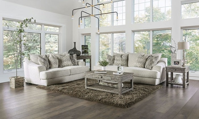 Furniture of America - Moorpark Loveseat in Off-White - SM6092-LV - GreatFurnitureDeal