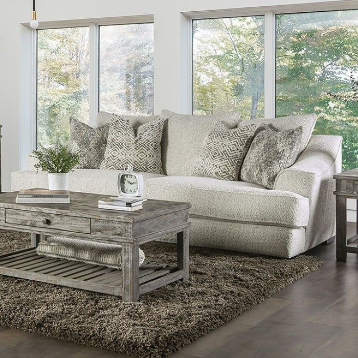 Furniture of America - Moorpark Sofa in Off-White - SM6092-SF