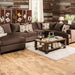 Furniture of America - Wessington Sectional in Chocolate - SM6111 - GreatFurnitureDeal