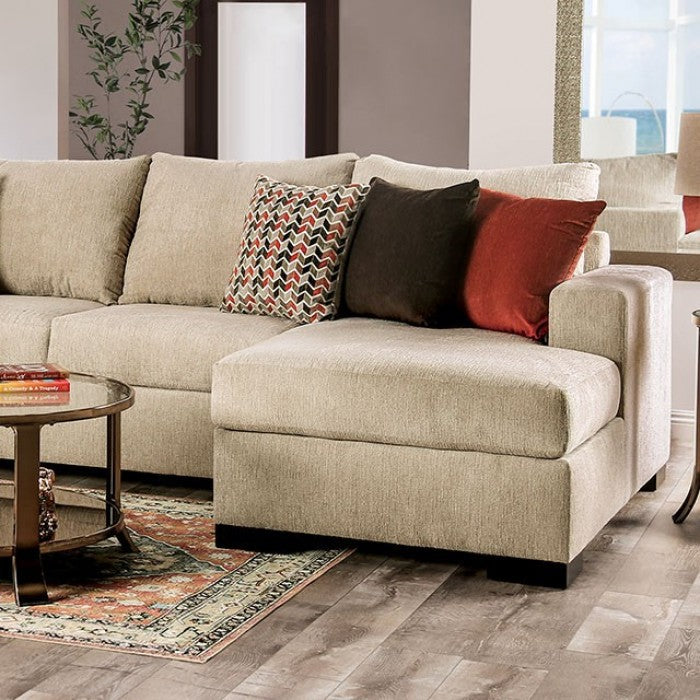 Furniture of America - Jayla Sectional in Beige - SM6225
