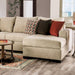 Furniture of America - Jayla Sectional in Beige - SM6225 - GreatFurnitureDeal