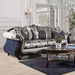 Furniture of America - Montesilvano 2 Piece Sofa Set in Blue/Silver - SM6448-SF-2SET - GreatFurnitureDeal