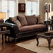 Furniture of America - San Roque Sofa in Brown, Espresso, Dark Cherry - SM7635N-SF - GreatFurnitureDeal
