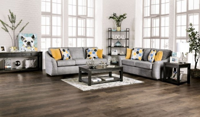 Furniture of America - Jarrow Sofa in Light Gray - SM8001-SF