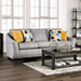 Furniture of America - Jarrow 2 Piece Sofa Set in Light Gray - SM8001-SF-2SET - GreatFurnitureDeal