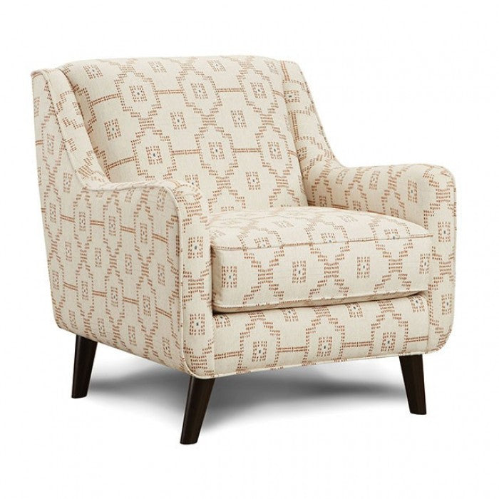 Furniture of America - Eastleigh Accent Chair in Keystone Multi - SM8186-CH-SQ - GreatFurnitureDeal