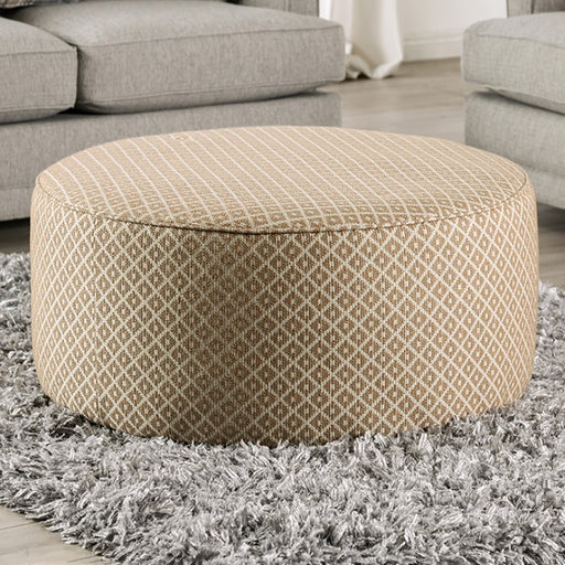 Furniture of America - Stephney Ottoman in Gray/Gold - SM8193-OT - GreatFurnitureDeal