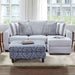 Furniture of America - Chiswick Sectional in Light Gray - SM8206 - GreatFurnitureDeal