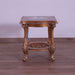 European Furniture - Saint Germain Luxury Side Table in Light Gold & Antique Silver - 35550-ET - GreatFurnitureDeal