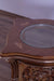 European Furniture - Saint Germain Luxury Side Table in Light Gold & Antique Silver - 35550-ET - GreatFurnitureDeal