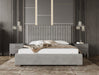 VIG Furniture - Modrest Splendor Silver Grey Velvet Upholstered King Platform Bed - VGVCBD20256-BED-EK - GreatFurnitureDeal