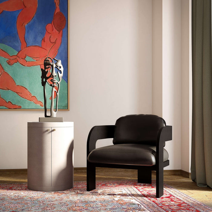 Bramble - Momo Leather Clad Club Chair - BR-76653 - GreatFurnitureDeal