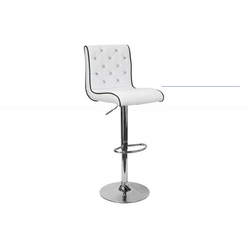 Mariano Furniture - ST8226 Swivel Bar Stool in White (Set of 2) - BM-ST8226-WHT - GreatFurnitureDeal