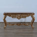 European Furniture - Saint Germain Luxury Console Table in Light Gold & Antique Silver - 35550-ST - GreatFurnitureDeal