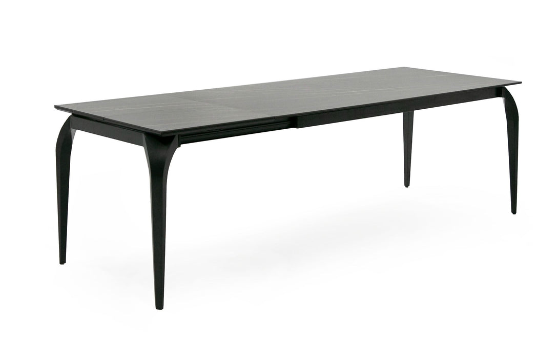 VIG Furniture - Modrest Suri Modern Black Ceramic Extendable 71"/94.5" Dining Table - VGYF-DT8937-BLK-DT