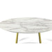 VIG Furniture - Modrest Swain Modern Faux Marble & Gold Round Dining Table - VGFHFDT8004 - GreatFurnitureDeal