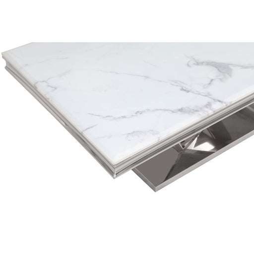 Mariano Furniture - T134 - Console Table in Silver - BM-T134SS - GreatFurnitureDeal