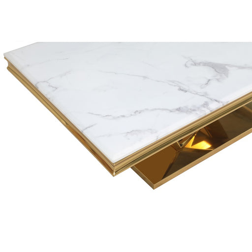 Mariano Furniture - T134 - Console Table in Gold - BM-T134GS - GreatFurnitureDeal