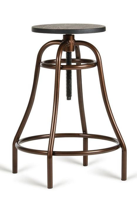VIG Furniture - Modrest Fritch Modern Black & Bronze Bar Stool - VGCBT-14008