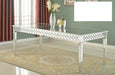 Mariano Furniture - T1840 - Dining Table in Silver - BM-T1840T - GreatFurnitureDeal