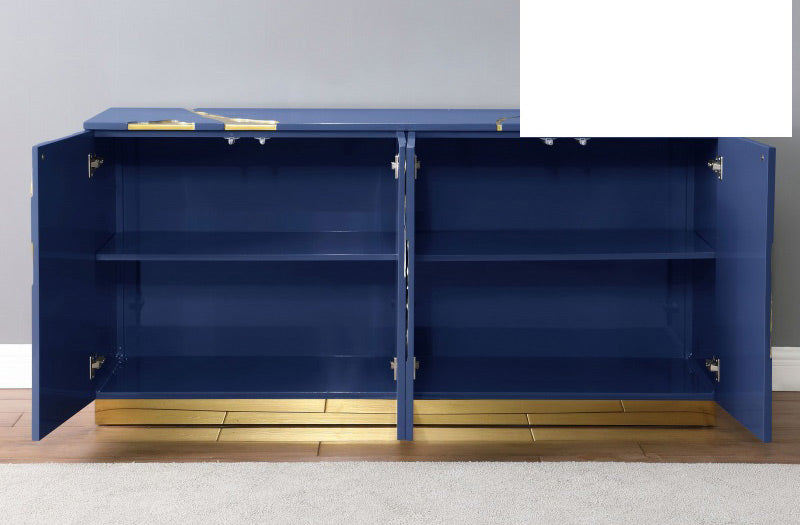 Mariano Furniture - T1945 - Modern Sideboard in Navy Blue - BM-T1945NS - GreatFurnitureDeal