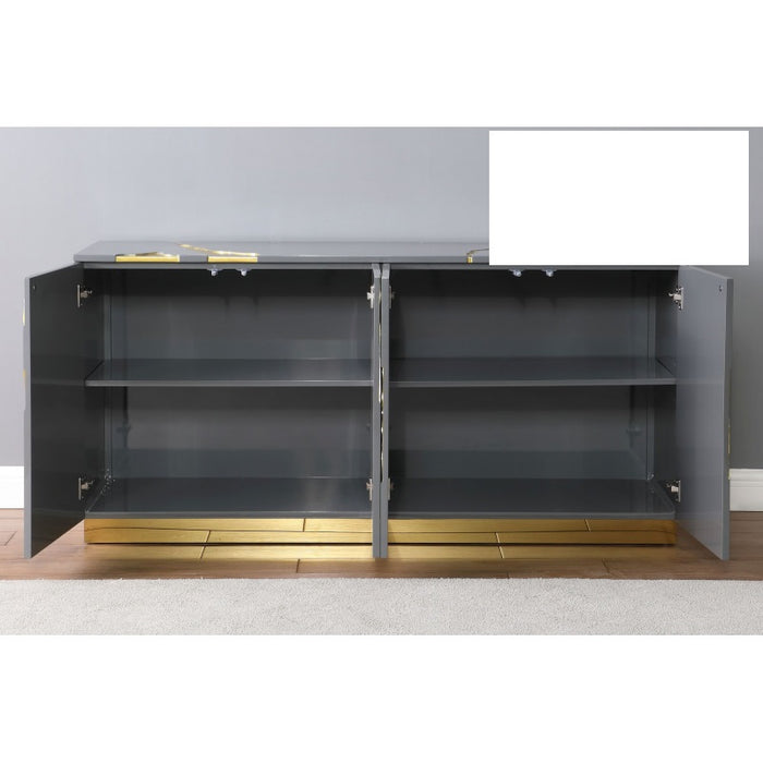 Mariano Furniture - T1945 - Modern Sideboard in Grey - BM-T1945GS - GreatFurnitureDeal