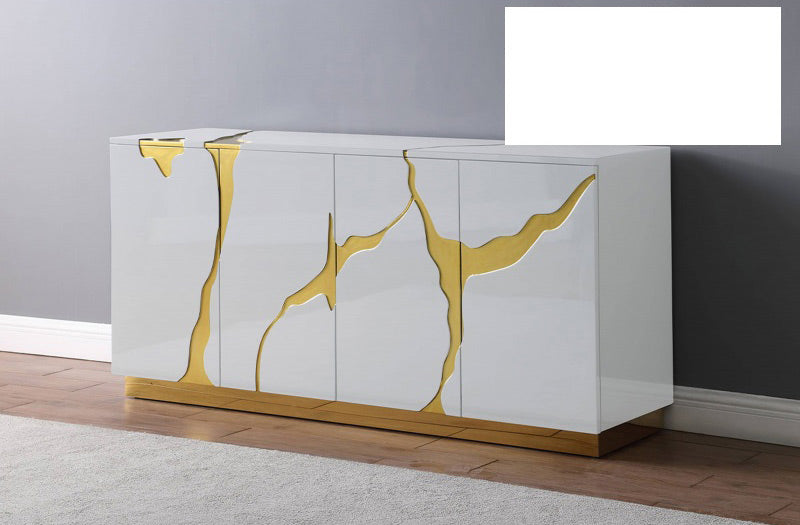 Mariano Furniture - T1945 - Modern Sideboard in White - BM-T1945WS - GreatFurnitureDeal