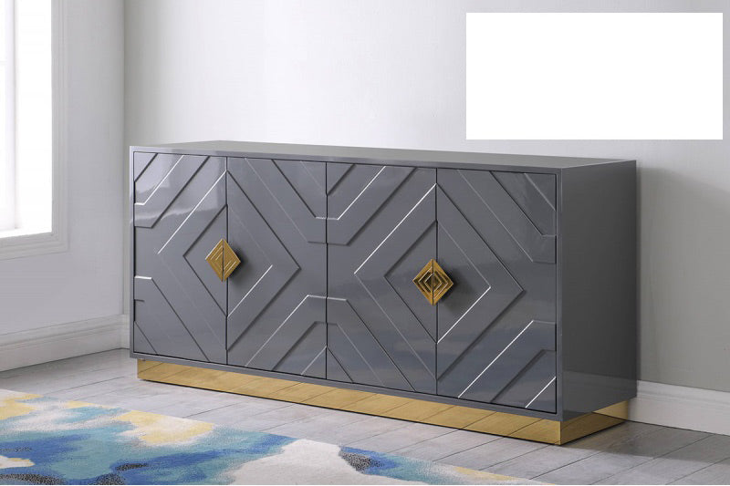 Mariano Furniture - T1946 - Modern Sideboard in Grey - BM-T1946GS - GreatFurnitureDeal