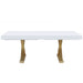 Mariano Furniture - T1953 - Dining Table in White - BM-T1953T - GreatFurnitureDeal
