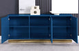 Mariano Furniture - T2022 - Modern Sideboard in Navy Blue - BM-T2022BL - GreatFurnitureDeal
