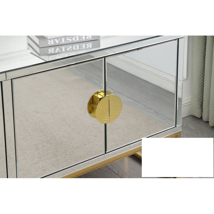 Mariano Furniture - T2023 - Mirrored Sideboard in Silver - BM-T2023S - GreatFurnitureDeal